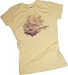 She Bites -- Labyrinth Crop Sleeve Fitted Juniors T-Shirt