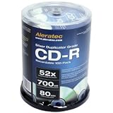 New - Aleratec CD Recordable Media - CD-R - 52x - 700 MB - 100 Pack Spindle - CC6438