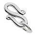 Antique 925 Sterling Silver Simplicity S Hook Bead Connector Clasp