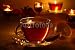 Wallmonkeys Peel and Stick Wall Decals - Tea in Teacup with Lemon - Removable Graphic
