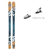 RAMP Sports Kumoniwannaskiya Unisex Advanced Frontside Carving Alpine Ski with Tyrolia SL 100 - 169cm