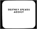 Britney Spears Addict Decorated Mouse Pad