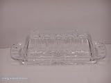 GORHAM CRYSTAL LADY ANNE COVERED BUTTER DISH