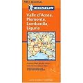 Michelin Map No. 561 Northwest Italy Lombardia, Piemonte, Valle d'Aosta, Liguria scale 1:400,000