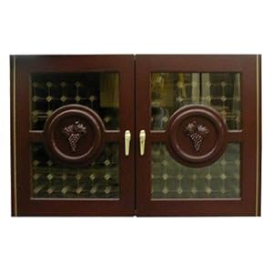Vinotemp 296 Concord Concord 2 Door Oak Wine Cooler Credenza Wood Finish: White Wash Vinotemp 296 Concord Concord 2 Door Oak Wine Cooler Credenza Wood Finish: White Wash