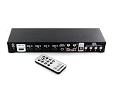 Octava HDS4A-UK 4x1 HDMI Switch + Digital Audio Switch (Automatic) + Cablesson Kaiser 2m High Speed HDMI with Ethernet