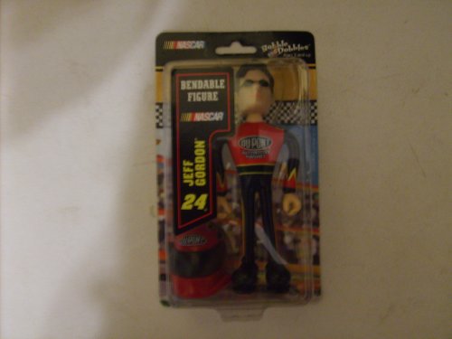 Bobble Dobbles ” Jeff Gordon” Bendable Figure with Helmet, Dupont uniform