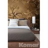 Brewster 8-703 Komar Wall Mural with Paste Gold, 12-Ft 1-Inch by 8-Ft 4-Inch