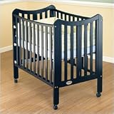 Orbelle Tian Three Level Standard Wood Crib in Black