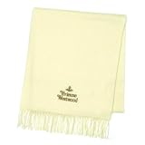 ヴィヴィアン ウエストウッド Vivienne Westwood ロゴ刺繍 ウールマフラー アイボリー F282 SEO 0001 【2011-2012秋冬新作】【並行輸入品】 SEO