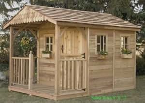 Amazon.com : Outdoor Living Today Santa Rosa Wood Shed ...