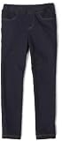 Splendid Littles Girls 2-6X Contrast Stitching Jegging, Navy, 6X/7