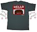 DOMO SHIRTS - MY NAME IS DOMO T-SHIRT - 2012 version!* NEW DOMO T-SHIRTS! - HELLO MY NAME IS DOMO-KUN NAME BADGE TEE