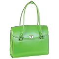 Women's McKlein Leather Laptop Case - Green
