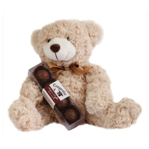 Congrats Plush Bear With Graduation Truffles