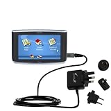 International Wall / AC Charger for the Magellan Maestro 4000 - Gomadic Brand w/ TipExchange Technology