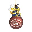 Georgia Tech Yellowjackets NCAA Glass Mascot Basketball Ornament (5)"