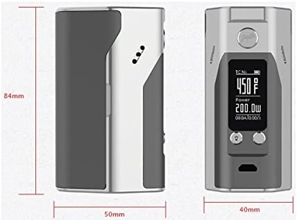 Authentic Wismecc Reuleauxx RX200S Sliver &amp; Free 20 mll Juicee Bottle