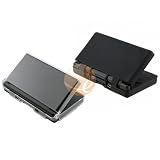 Clear Hard Crystal Case + Black Soft Silicone Skin Case for Nintendo DS Lite NDSL