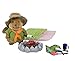 Li'l Woodzeez 17-Piece Camping Playset for Ages 3 and Up