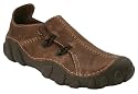 Clarks- Tan 'Momo Spirit Urban' moccasin side toggle shoes