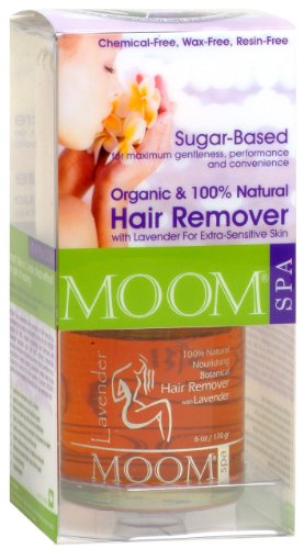 Moom Organic Hair Removal Kit With Lavender, 6-Ounce Package