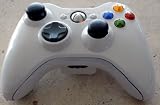 Ultimate Xbox 360 Modded Controller Pearl White 5 Mode Rapid Fire with Active Reload(GOW)