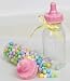 Health & Personal Care : 4-1/2" Pink Lid Baby Bottle Shower Favors 24-pcs pkg