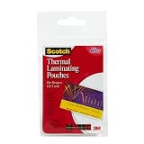 Scotch(TM) Thermal Laminating Pouches, 2.36 Inches x 3.74 Inches, 20 Pouches (TP5851-20)