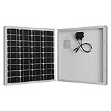 Monocrystalline Renogy 50W Watts Solar Panel UL Listed Off Grid 12 Volt 12V RV Boat