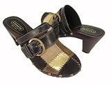 Coach Sebrina Chelsea Multi Patchwork Mule Clogs