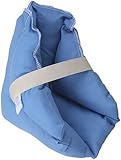 Hermell Products Poly-Filled Heel Pillow with Blue Polycotton Fabric