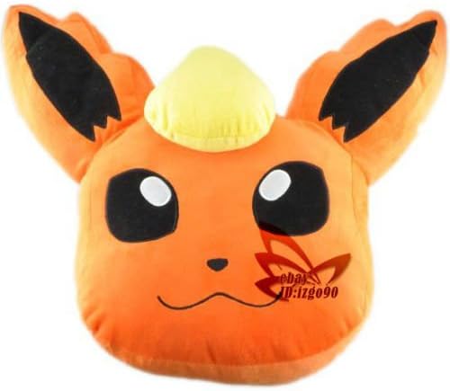New 17" Pokemon FLAREON CUSHION PILLOW Plush Doll Toy /PC2410