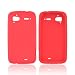 Red Silicone Skin Case Cover For HTC Sensation 4G