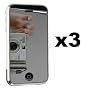 3-Pack Premium Reusable LCD Mirror Screen Protector with Lint Cleaning Cloth for Apple iPhone 3G 8GB 16GB