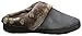 isotoner Women's Microsuede Sonja Woodlands Hoodback Slipper