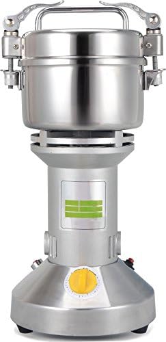 High Speed Food Mill Great for Fast Grind Nuts Spices Seeds and Herbs | 200g Nut Grinder Powder Ready In Few Minutes| 110V USA /220V Grain Mill Freshly Milled Grains Brings A Hearty Taste and Texture