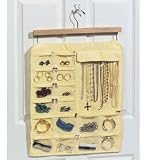 Hagerty 19888 Hanging Jewelry Keeper Includes Hanger, Tan