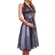 Sexy Halter Lace Sheer Cocktail Evening Dress
