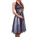 Sexy Halter Lace Sheer Cocktail Evening Dress Cocktail Gown Prom Holiday Bridesmaid Junior Plus Size