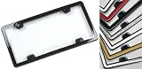 WeatherTech 63020 Black Clear License Plate Frame