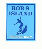 41L0agR5MEL. SL160  ISLAND SURFING Kids Bedroom Door SIGN, Personalized