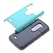 LG Tribute 2 Case,LG C40 Case,LG Leon / LS665/ Destiny L21G / Power L22C / Risio Case,AnnBay High Impact 2in1 Hybrid Dual Layer Armor Heavy Duty Cover Hard Case+Soft TPU Case (Mint/Gray)