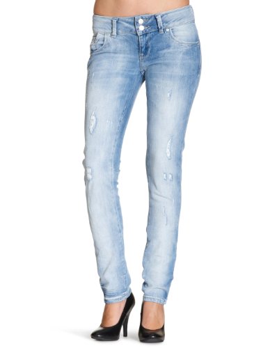 LTB Jeans Damen Jeans 5065 / Molly, Gr. 30/34, Blau (Nimos Damaged Wash 2035) Preisvergleich