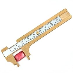 Brass Sliding Millimeter Gauge Tool Gem Bead Size 86mm