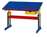 Links 40100800 MEIKE ABC Schreibtisch, 109x55x62-96 cm