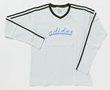 09-Q1 adidas(アディダス） ﾍﾞｰｼｯｸ Vﾈｯｸ ﾛﾝｸﾞｽﾘｰﾌﾞTｼｬﾂ エコｰブルｰS09の画像