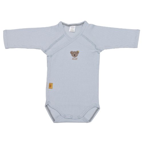 Steiff Unisex - Baby Body 0008663, Gr. 56, Blau (baby blue 3023) Preisvergleich