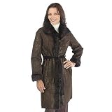 Cedric's Luxe Collection One-of-a-Kind Reversible Mink Fur/Leather Coat