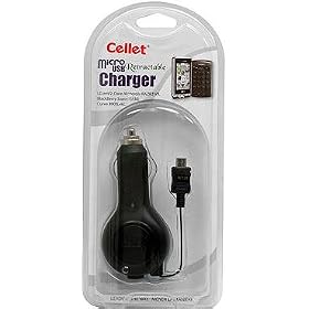 Cellet Palm Treo Pre Retractable Car Charger [Retail Packaged]
